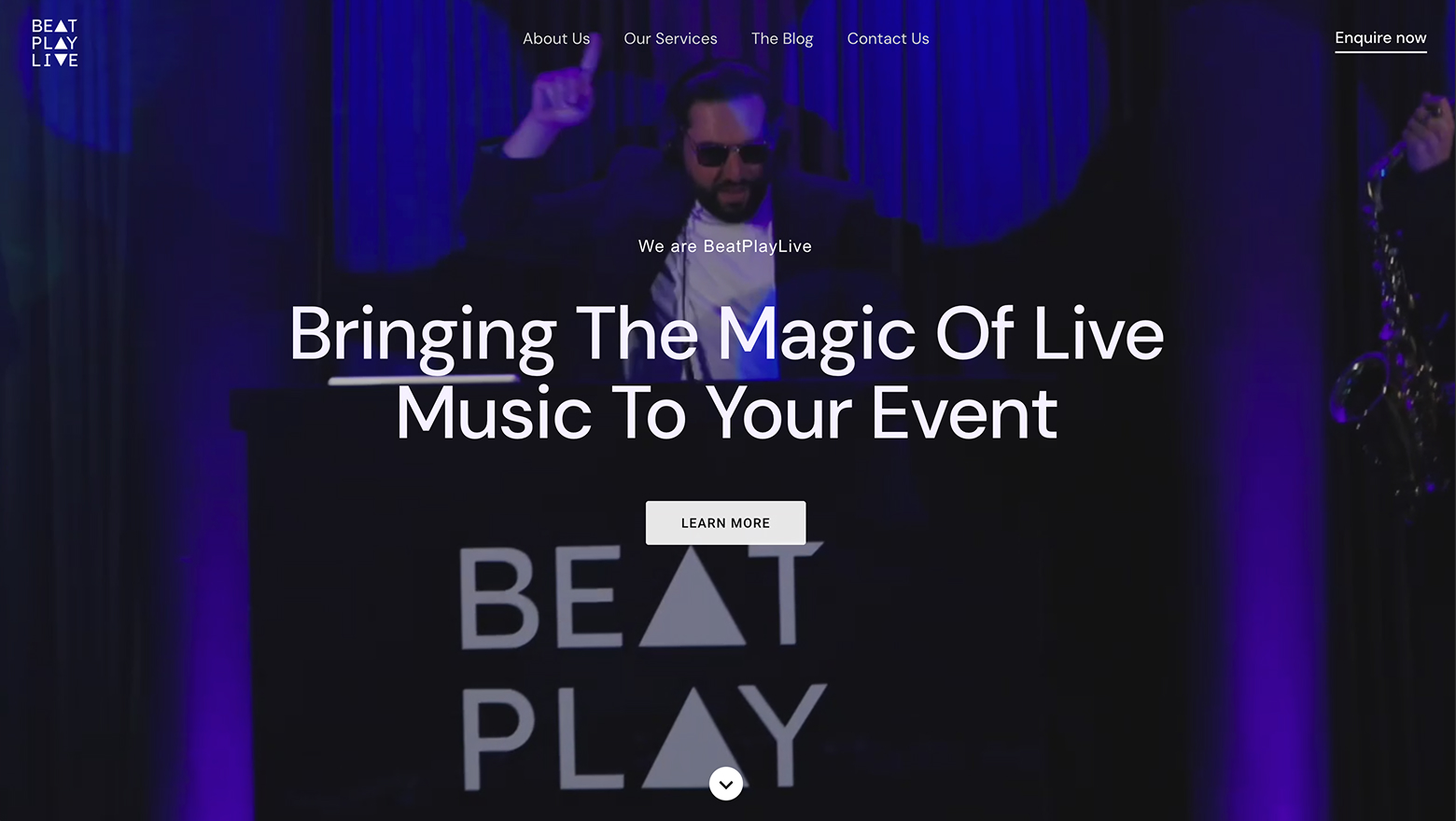 BeatPlayLive website