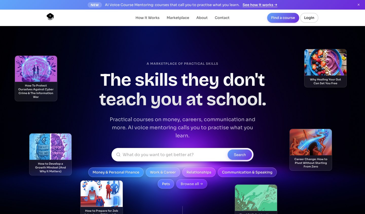 Course Fusion website
