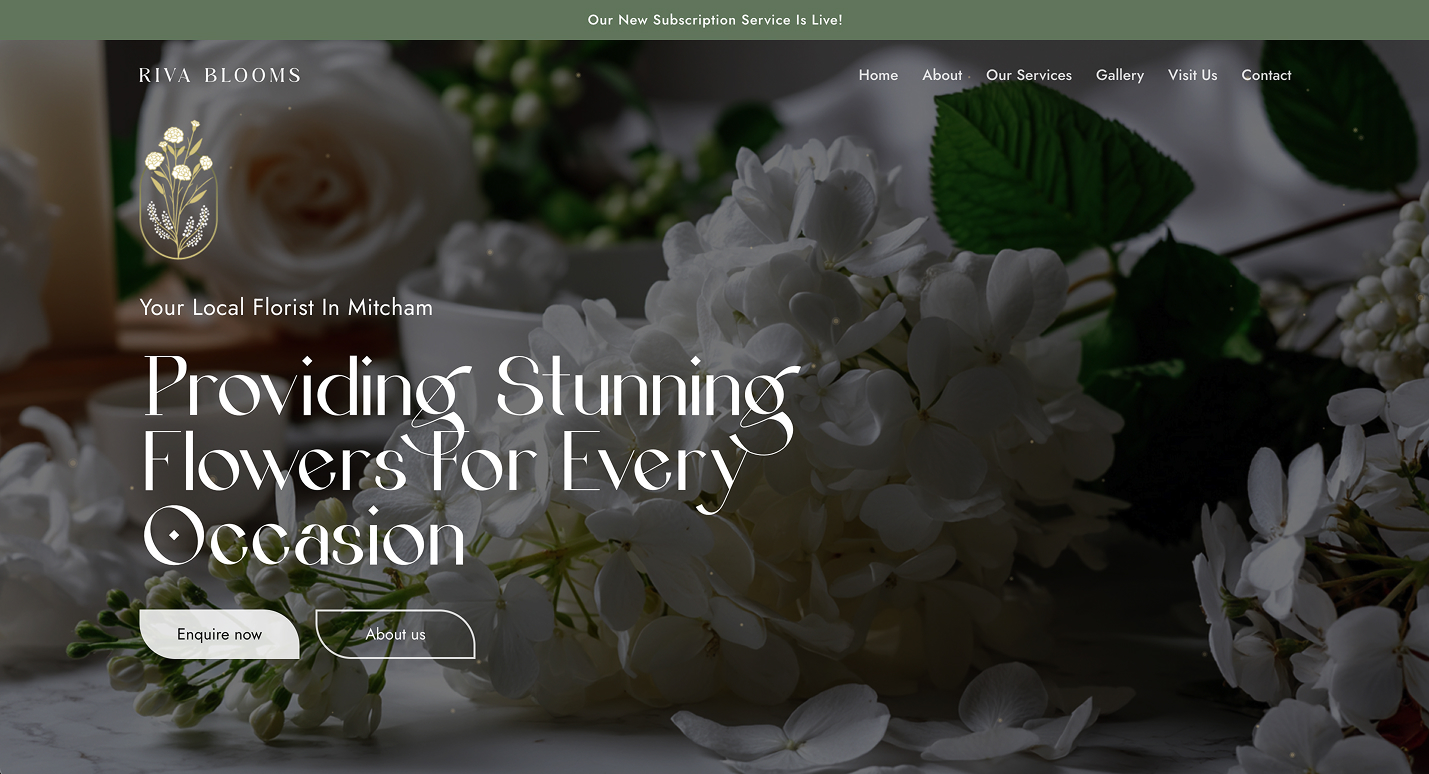Riva Blooms website