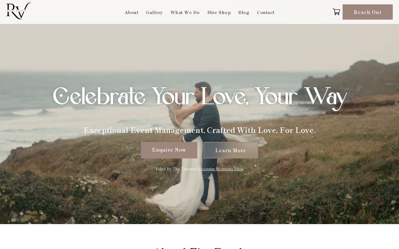 Riva Events website